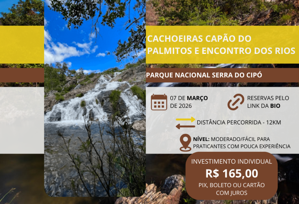 CACHOEIRAS CAPÃO DO PALMITOS E ENCONTRO DOS RIOS